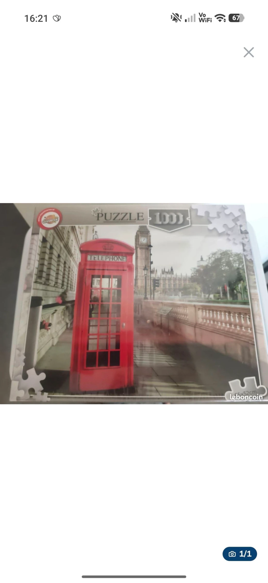 Puzzle London 1000 pièces 
